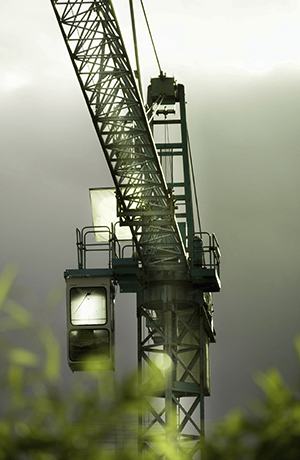 Stock image of a construction crane